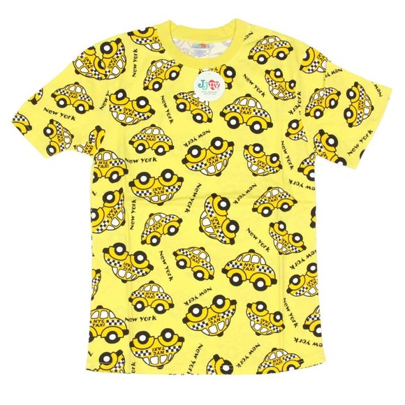 NEW JAY JOSHUA New York CIty Taxi Cab T-Shirt NYC Yellow Tee Women's Med… - Picture 1 of 4